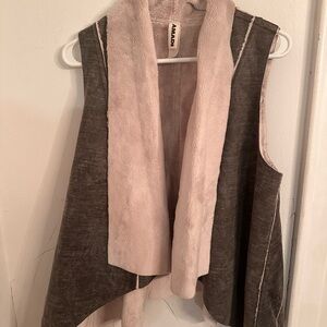 Amadi Grey & White Vest - Made in the USA